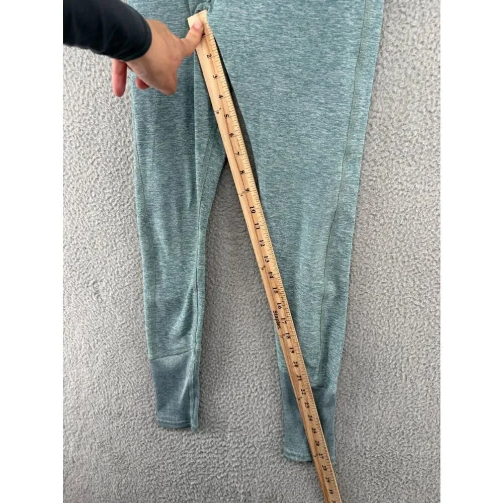 Alo Yoga Alosoft High Waist Lounge Leggings in Seagrass Green, size XS.